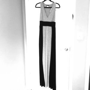 Venus black racer back with gray color blocking